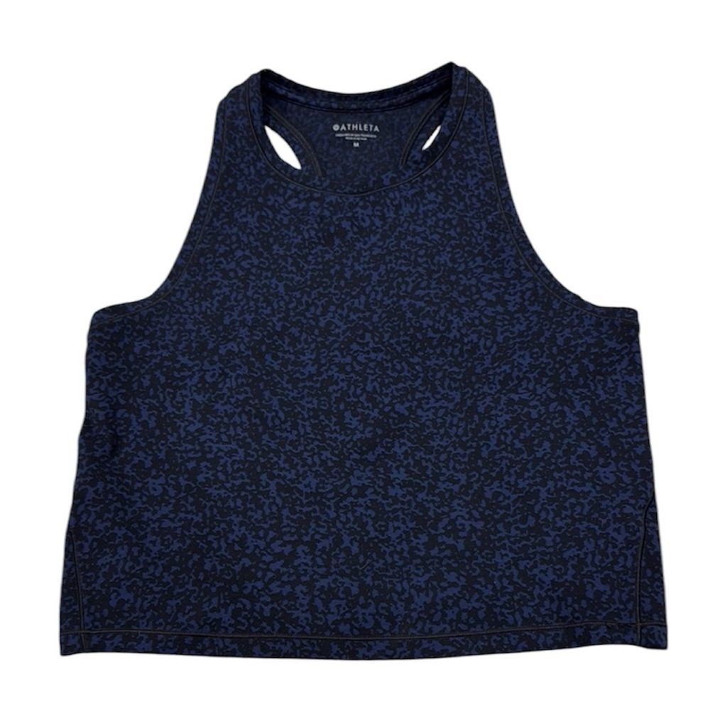 NWOT Athleta Shanti Crop Jacquard Tank Top - Picture 1 of 2